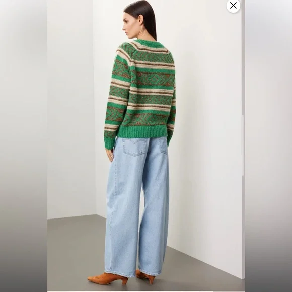 Scotch & Soda Metallic Fair Isle Sweater, RTR - Picture 3 of 9